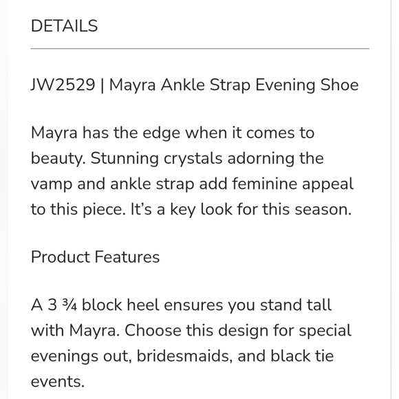 🆕️ Jewel Badgley Miscka Mayra Ankle Strap Sandals block heel - Champagne - 8 - Picture 5 of 14